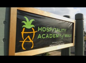Hospitality Academy of Maui Blessing 2/8/12. Photo by Wendy Osher.