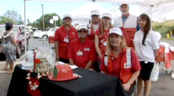 Red Cross, Maui. File photo by Wendy Osher.