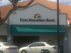 First Hawaiian Bank, Kihei branch. Photo by Sonia Isotov