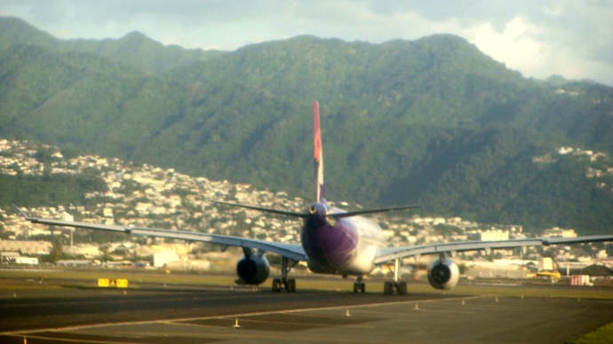 Hawaiian Airlines plane. File photo by Wendy Osher.