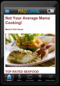 Maui Dining App.  File photo.
