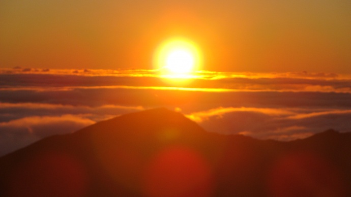 Haleakala sunrise, file photo by Wendy Osher.