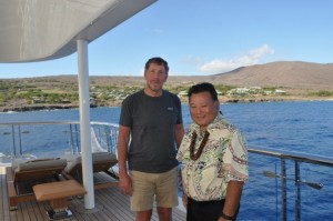 Larry Ellison, photo courtesy County of Maui. Feb. 19, 2013 meeting with Maui Mayor Alan Arakawa.