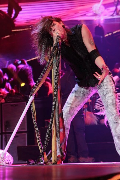 Steven Tyler performs with Aerosmith in December 2012. Photo courtesy Amanda Ayre.