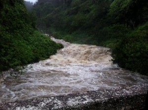 East Maui Flooding 2/21/13. Photo courtesy Henry Day.