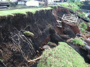 East Maui flood damage, March 9, 2012. File photo courtesy Kunihi Boeche.