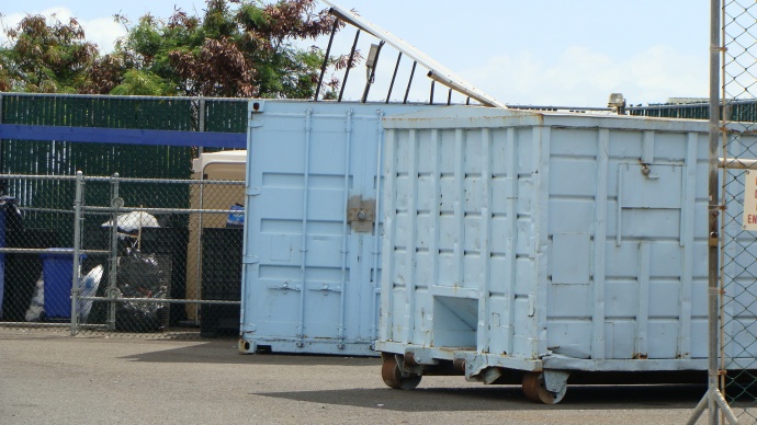 County Recycling facility at UHMC, photo by Wendy Osher.
