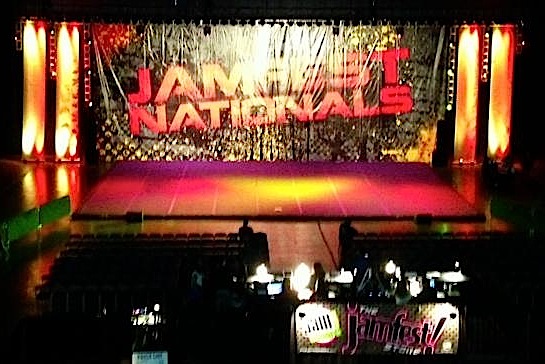 JAMfest Cheer Nationals in Long Beach, Calif. Photo by Hawaii All-Star Cheerleaders.
