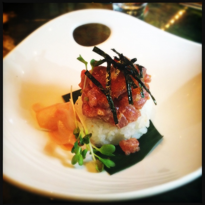 The ahi poke will also be part of the luncheon offerings. Photo by Vanessa Wolf.