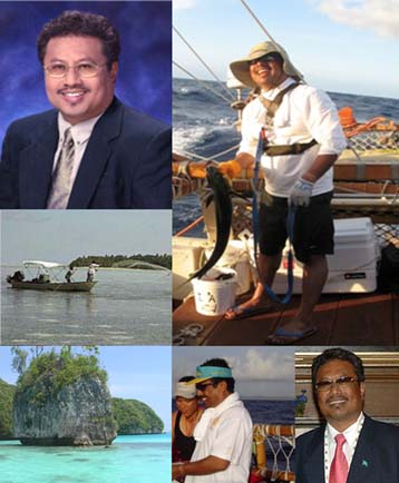 President Thomas "Tommy" Remengesau, Republic of Palau. Images courtesy, Evelyn Wight, The Nature Conservancy of Hawai’i.