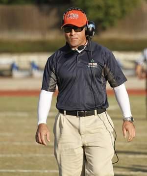 College of Sequoias' former head coach Robert Dougherty on the sidelines. File photo by COS Athletics.