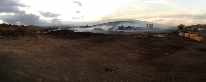 Central Maui Landfill fire, photo courtesy County of Maui.