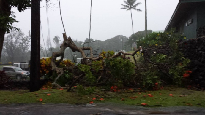 East Maui storm impacts. Photo courtesy Jo-Lei Redo.