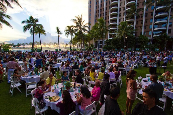 Last year's Hawaii Food and Wine Festival in Oahu. Photo courtesy Hawaii Tourism Authority.