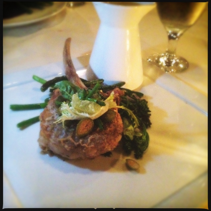 The Veal Chop. Photo by Vanessa Wolf.