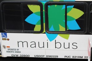 Maui Bus, photo by Wendy Osher.