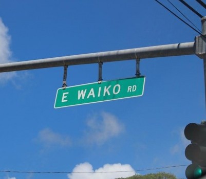 East Waiko Road. Photo by Wendy Osher.