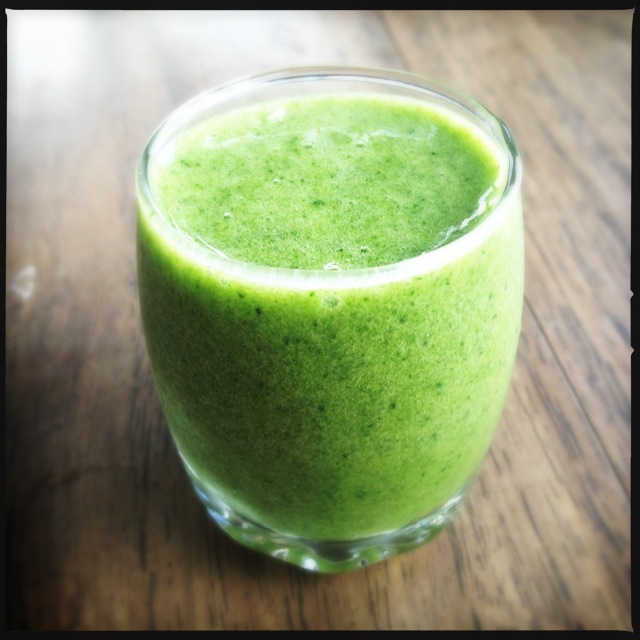 The Green Power Smoothie. Bring some Altoids. Photo by Vanessa Wolf