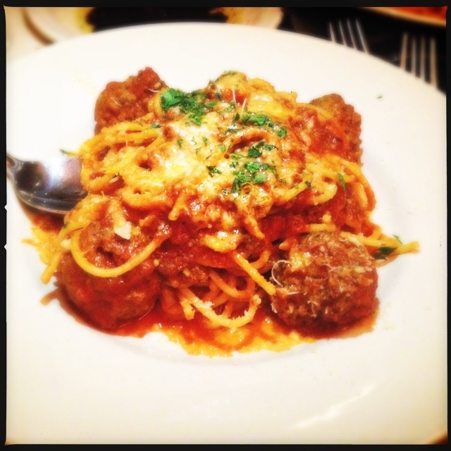 The Spaghetii and Meatballs. Photo by Vanessa Wolf
