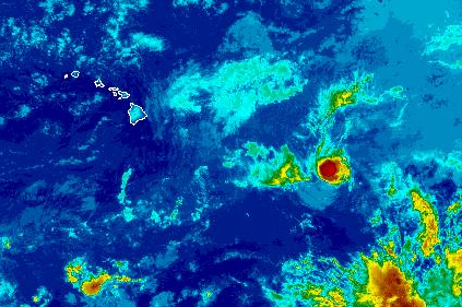 Tropical Storm Henriette, a.m. 8/9/13. Image courtesy NOAA/NWS/CPHC.