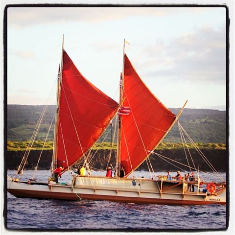 Hōkūleʻa image courtesy Surfrider Foundation Maui Chapter.