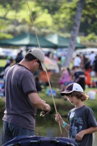 2013 Keiki Tilapia Fishing Tournament. Photo by Wendy Osher.