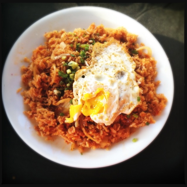The Kimchee Fried Rice is made by witches. Photo by Vanessa Wolf