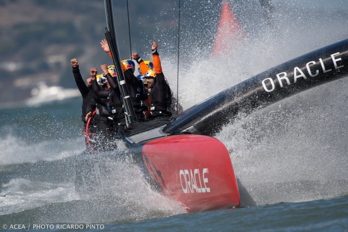 Day 15 of the Final Match at 34th America's Cup. Photo by © ACEA / RICARDO PINTO, courtesy America's Cup with express permission.