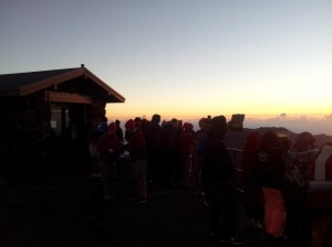 Sunrise at Haleakalā, Oct. 17, 2013. Photo courtesy Haleakalā National Park.