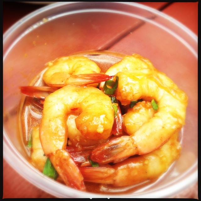 The Kim Chee Shrimp. Photo by Vanessa Wolf