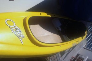 The Coast Guard is seeking the public's help in identifying the owner of a kayak found adrift approximately one mile off Maui, Nov. 5, 2013. Courtesy photo.