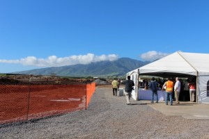 Groundbreaking of the Pu‘unēnē Shopping Center that will house Maui's first Target store. Photo by Wendy Osher.
