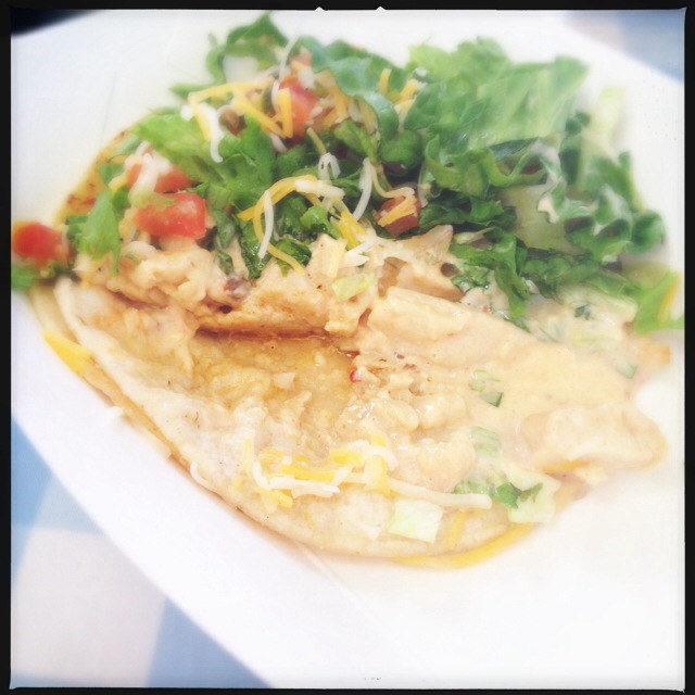The Chicken Taco is super Americanized, but still boasts good flavor. Photo by Vanessa Wolf