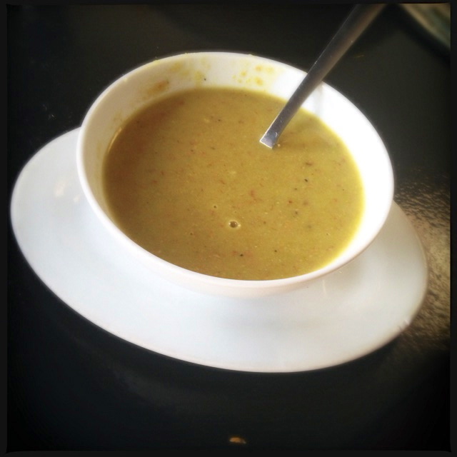 The Split Pea Soup. Focus and shift into soup mode. Photo by Vanessa Wolf