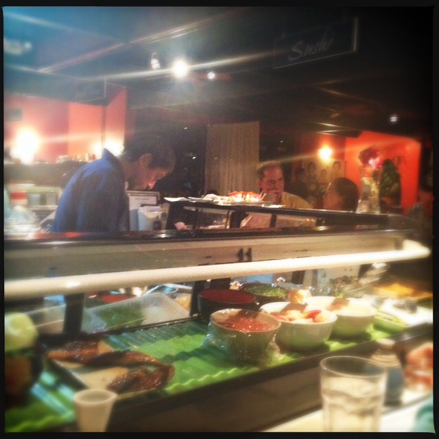 Masa hard at work behind the sushi bar. Photo by Vanessa Wolf
