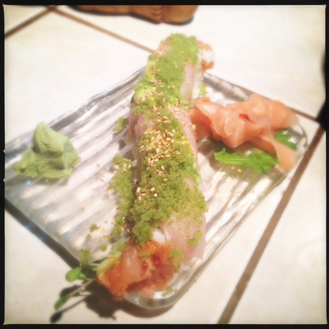 The White Dragon: proving the man loves his tobiko. Photo by Vanessa Wolf