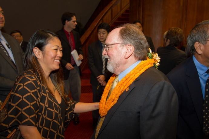 Governor Neil Abercrombie, 2014 State of the State address. Courtesy Office of the Governor.