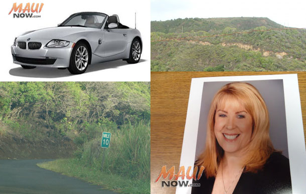 Background images by Wendy Osher. Photo of "Kini Chang" and vehicle courtesy Maui Police.