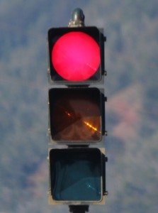 Traffic light, photo by Wendy Osher.