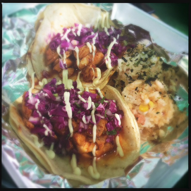 The Funked Up Fish Tacos. Photo by Vanessa Wolf