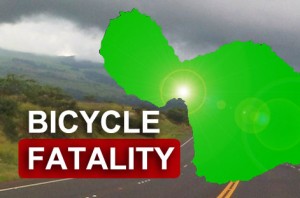Bicycle fatality. Graphic by Wendy Osher/ Maui Now.