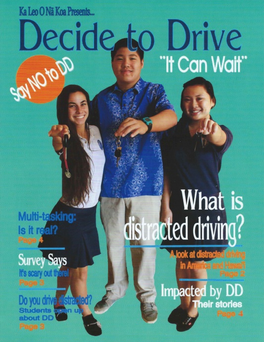 Decide to Drive magazine cover.  Image courtesy KS Maui.