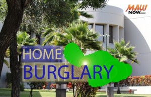 Home burglary graphic by Wendy Osher/ Maui Now.