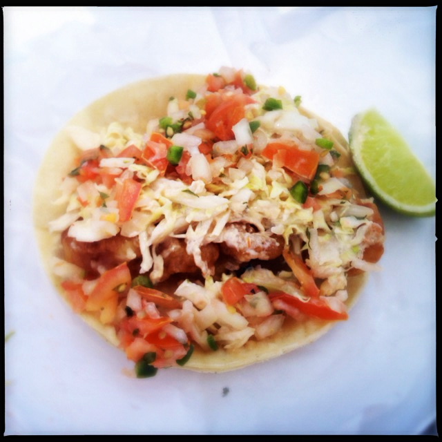 The Tempura Shrimp Taco is all that and a side of lime. Photo by Vanessa Wolf