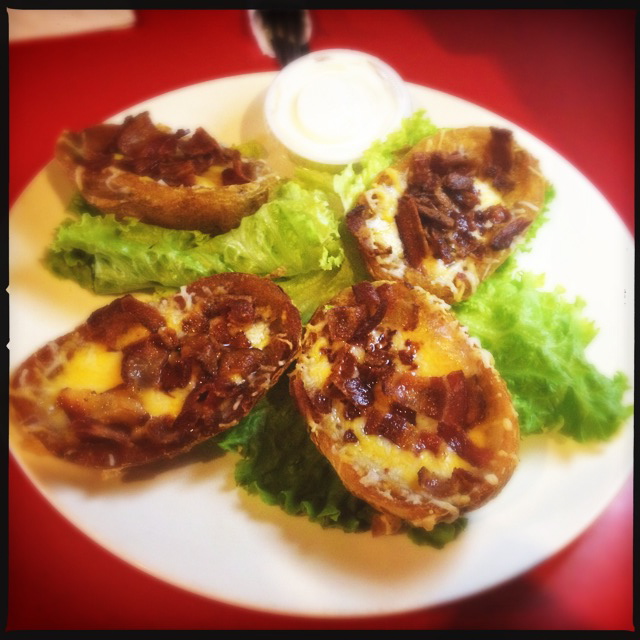 The Potato Skins are not our thing, but they're all right. Photo by Vanessa Wolf