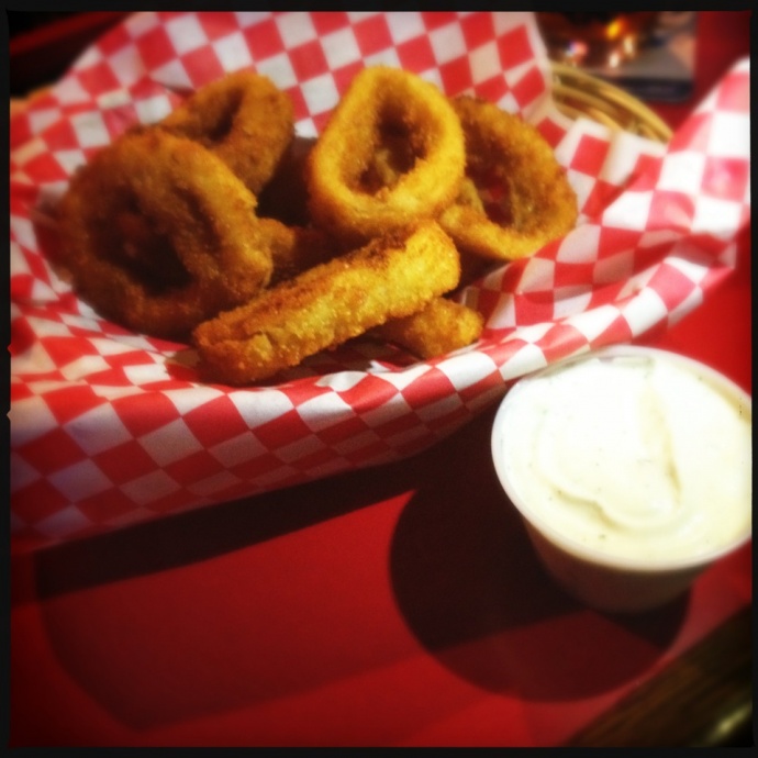 The Onion Rings. Photo by Vanessa Wolf