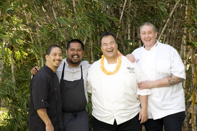 Chefs Luckey, Simeon, Pang and Faivre. Courtesy image