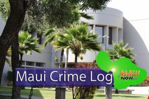Maui Crime Log: Images by Wendy Osher/Maui Now.