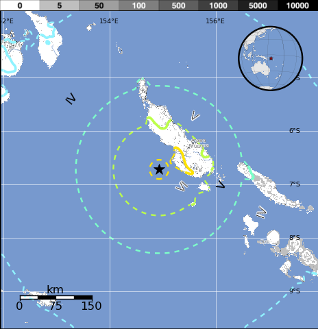 Solomon Islands/Papua New Guinea quake, April 19, 2014.  Image courtesy USGS.