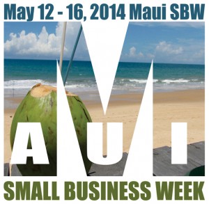 Maui Small Business Week Logo.